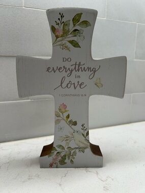 Burton Brown Decorative Tabletop Cross